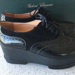 Robert Clergerie Shoes - Robert Clergerie Black Platform Oxford, size 7 Robert Clergerie Shoes - Robert Clergerie Black Platform Oxford, size 7